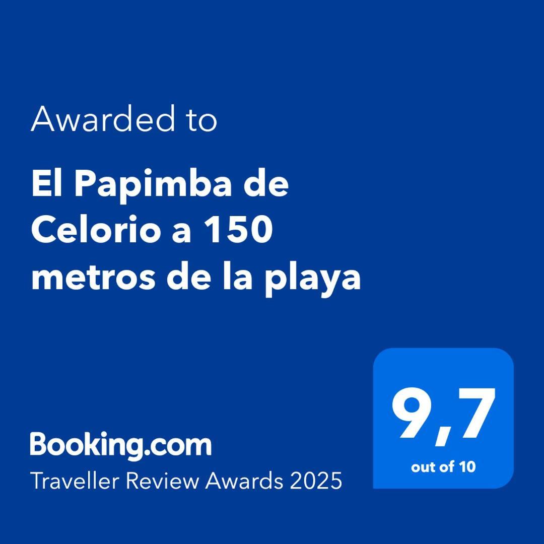 El Papimba De Celorio A 150 Metros De La Playa Leilighet Eksteriør bilde